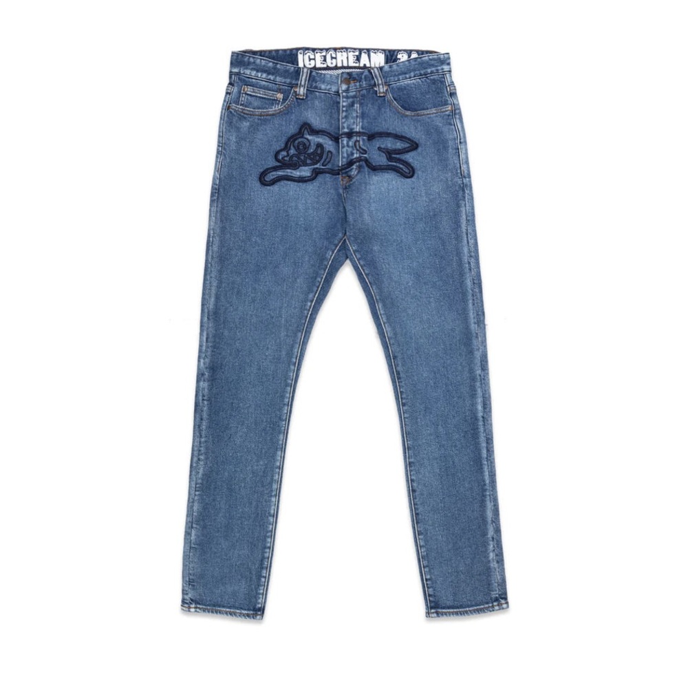 BBC ICECREAM BAND APART JEAN COLOR:SYRUP (BLUE) SIZE:36